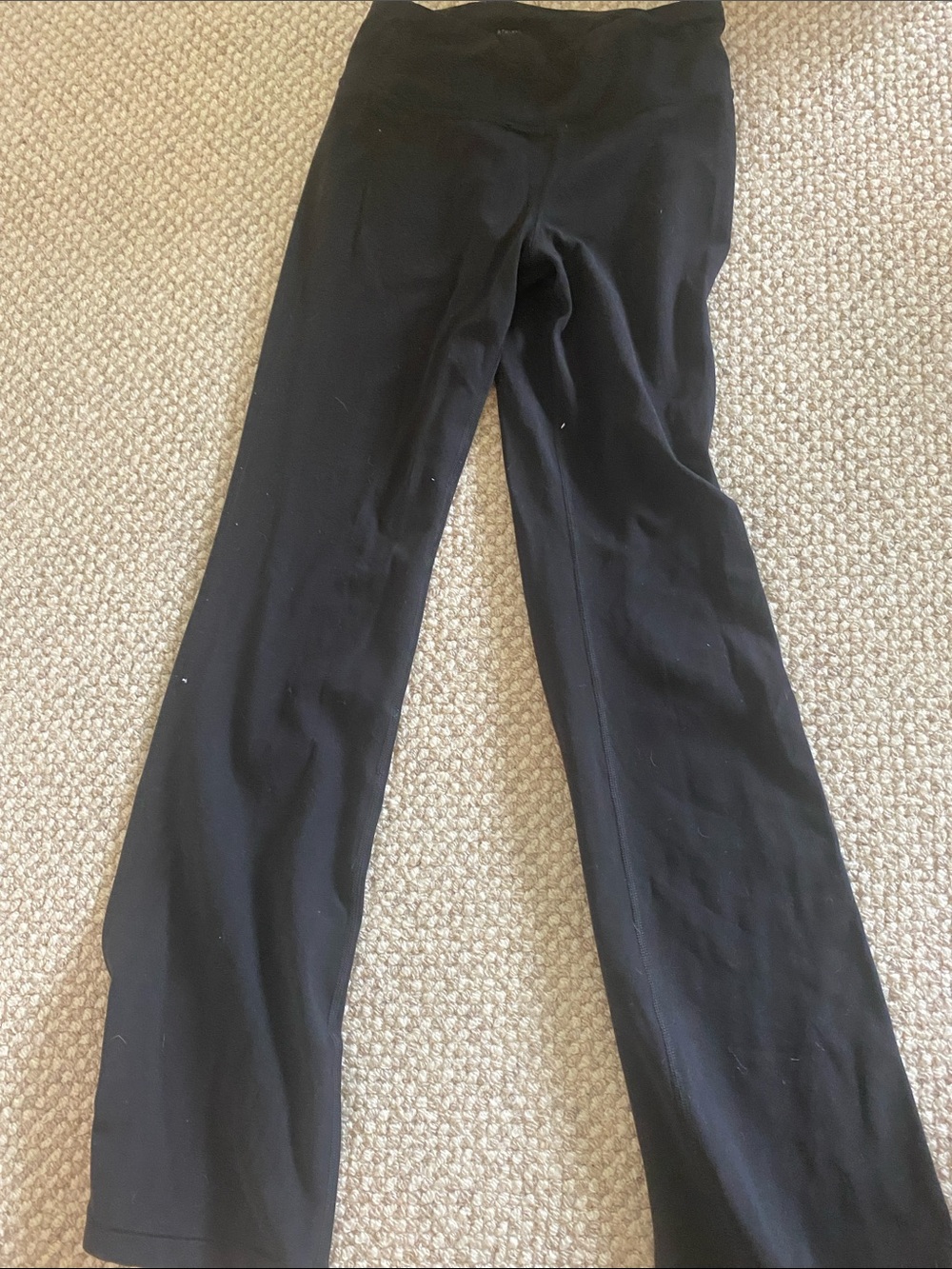 Athleta Kids Black Bootcut Leggings
